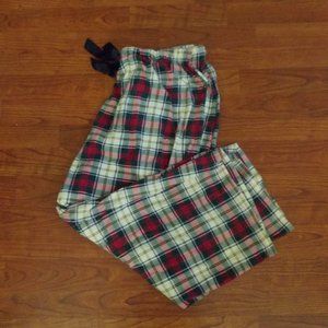 Nautica Plaid Sleep Pants Loungewear Cotton Flannel Size 2X Plus